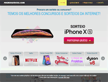 Tablet Screenshot of premiosfaceis.com